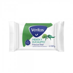 VERITAS JABON DE GLICERINA MENTA Y EUCALIPTO  x 120gr